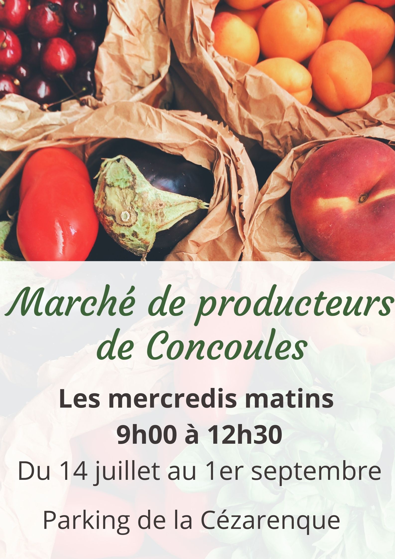 Marché des producteurs de Concoules