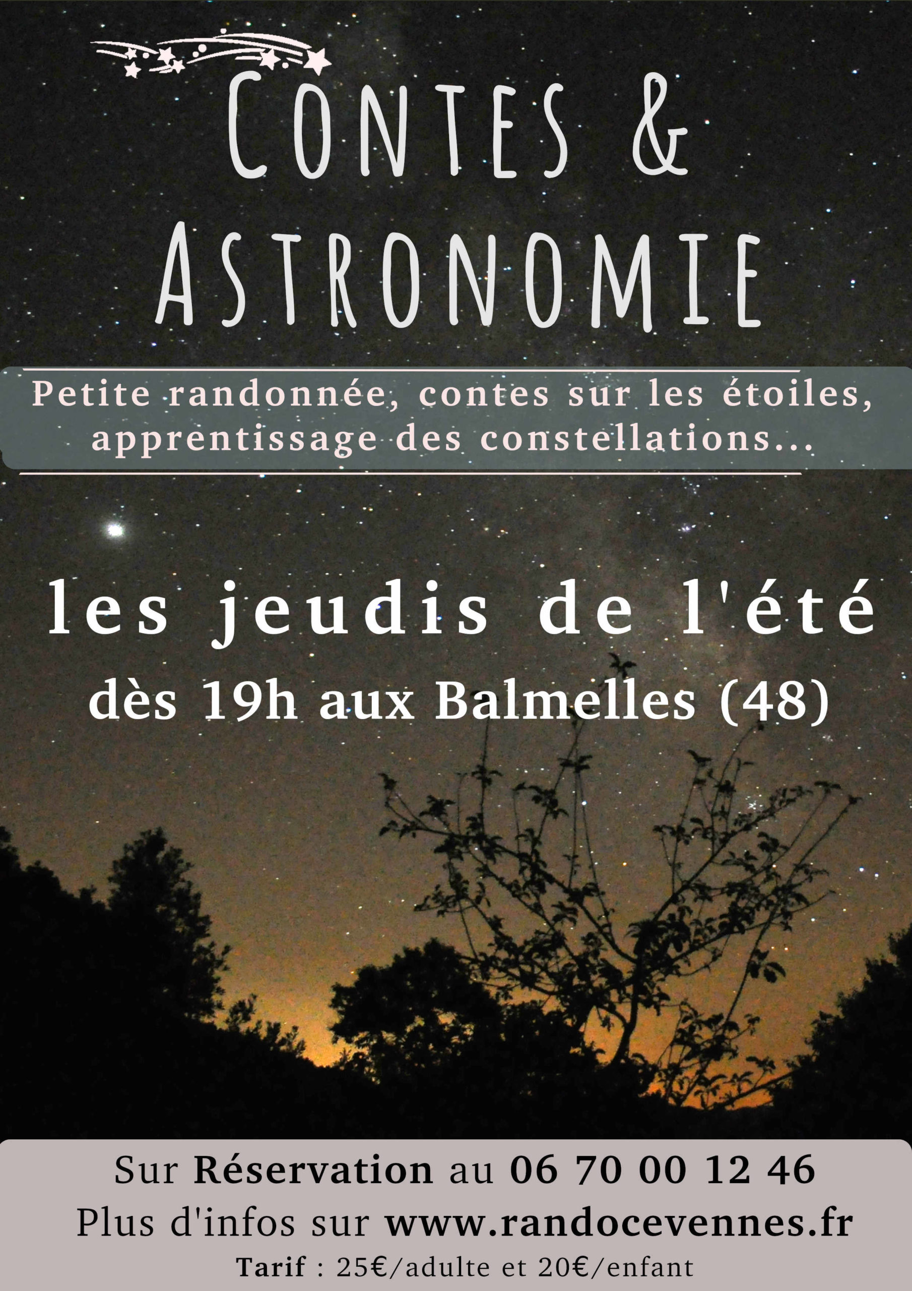 Soirée Astronomie & contes