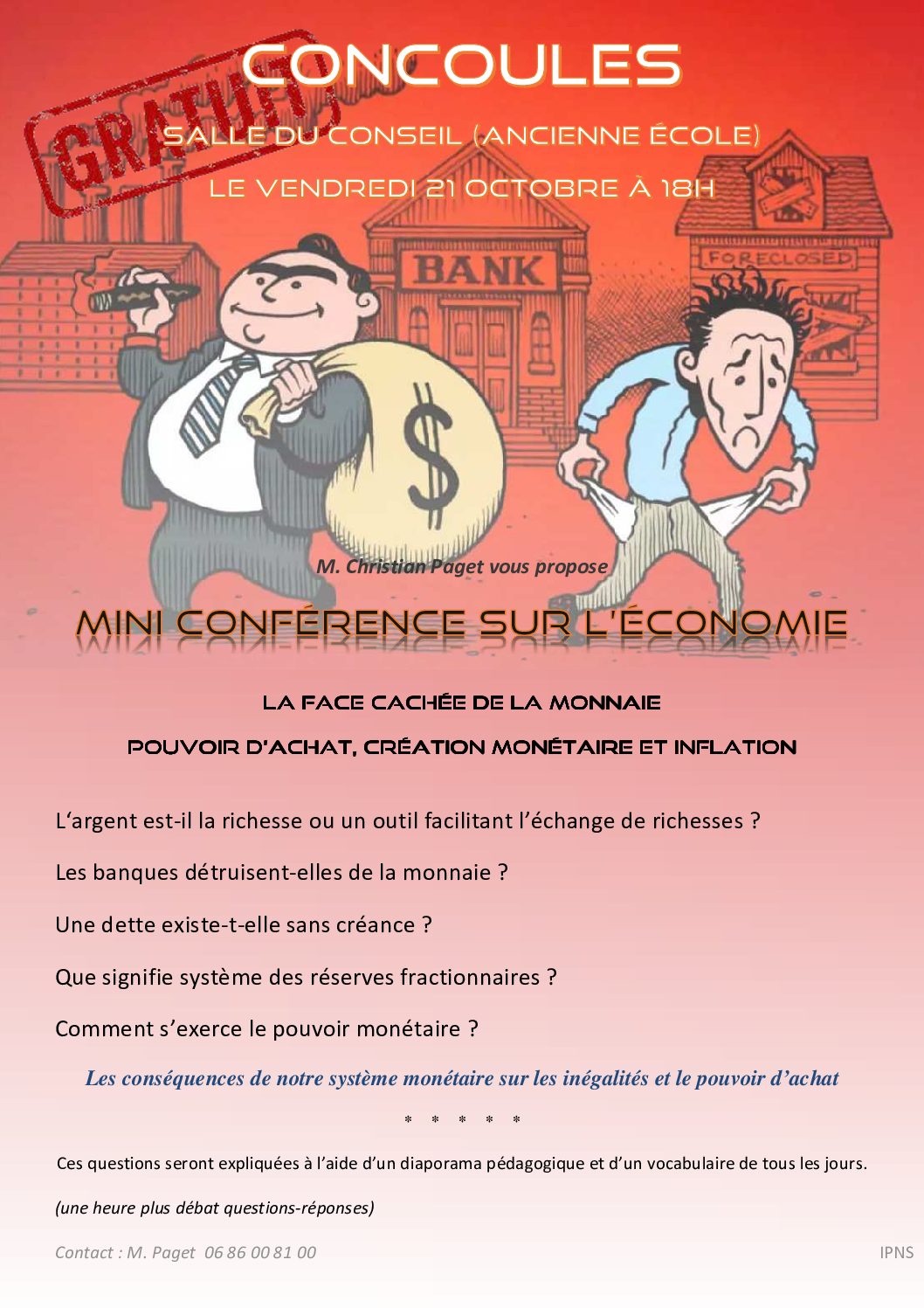 MINI CONFÉRENCE SUR L’ÉCONOMIE