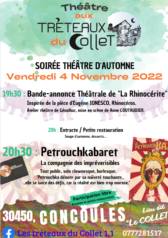 Soirée théâtre