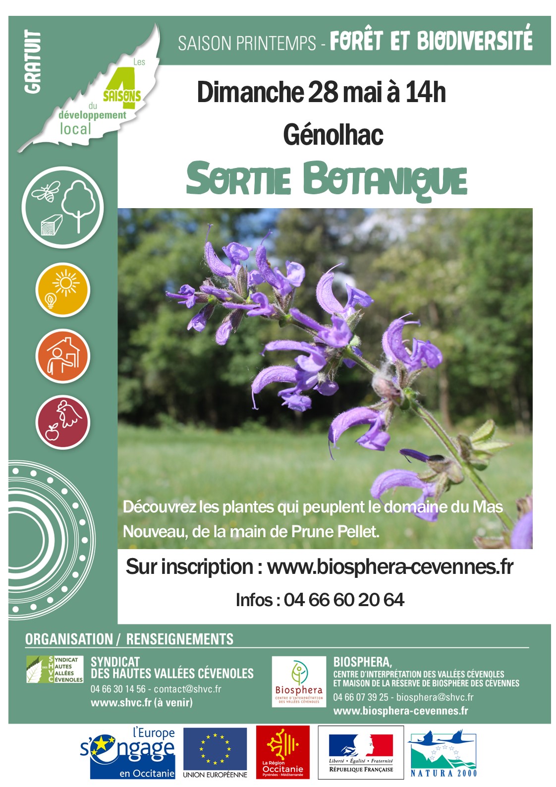 Sortie botanique à génolhac