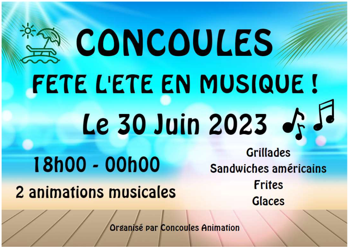 Concoules fête l'été en musique