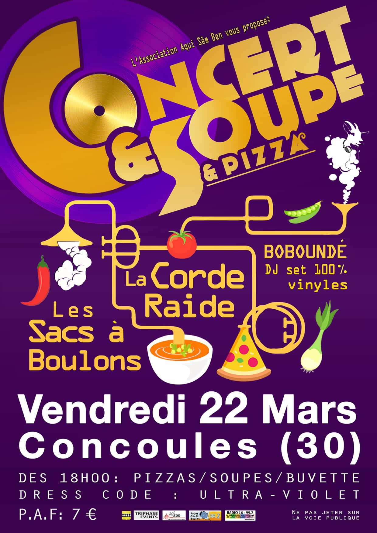 Concert, soupe & Pizzas !